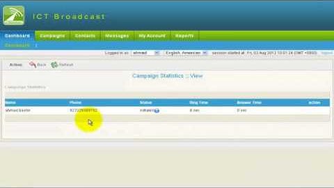 How to create voice massage campaign in ICTBroadcast