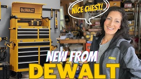 DeWalt Announces Metal Workshop Storage SYSTEM with Chests & Cabinets (Brand New Products!)