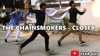 The Chainsmokers - Closer ft. Halsey | LITERAL MUSIC VIDEO PARODY | YEAR GAP