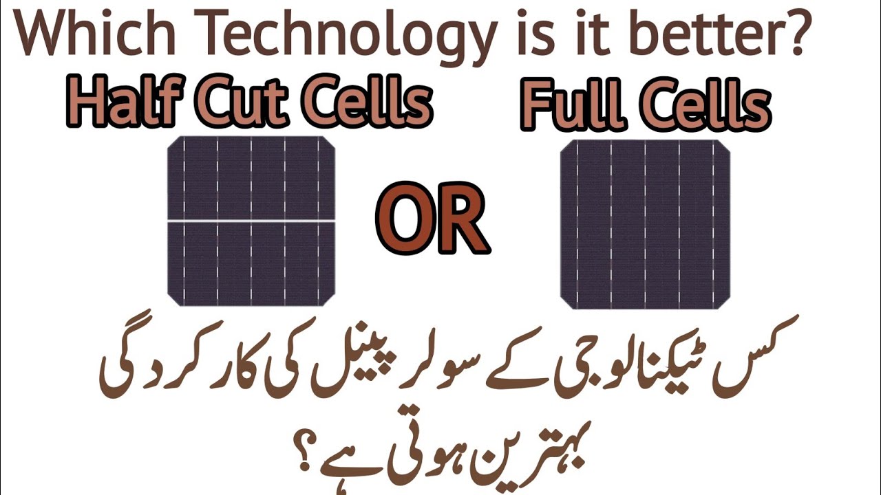 Half-Cut Solar Panels Explained: How they work // Are they better // What  is the difference 