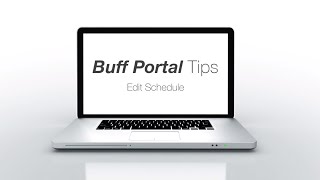 Editing your classes in Buff Portal