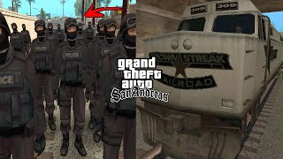 CAN 100 SWAT STOP THE TRAIN IN GTA SAN ANDREAS? ( GTA FACTS)