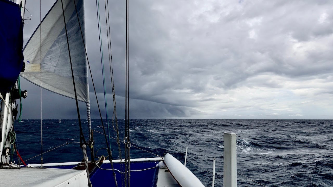 WE CAN’T SLOW DOWN! BAD Weather and only a sliver of sail | Our Last Sail On Adrenaline Part 3