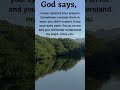GOD SAYS....#shorts