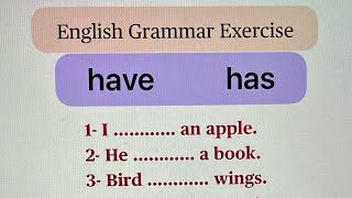 Have or Has ? English Grammar Lesson Resimi