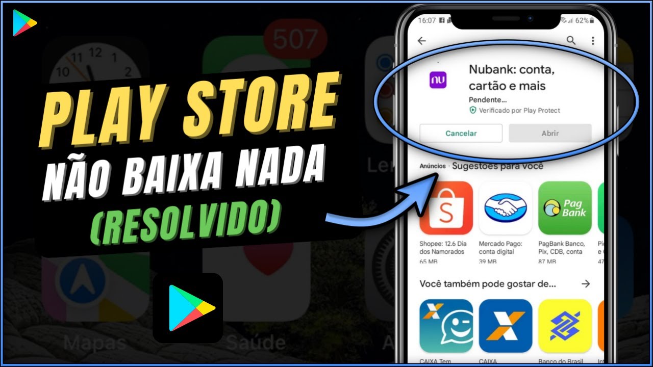 Play Store Não Baixa Nada-Download Pendente E Não Carrega Nunca! Solução 