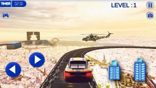Extreme Car Racing Trick Stunts Impossible Tracks -  Android Gameplay #1 screenshot 2