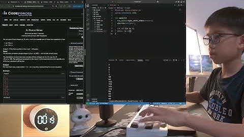 Codeforces | C++ | Rated 800 | HHKB Type-S | real time | no talking | Short 4