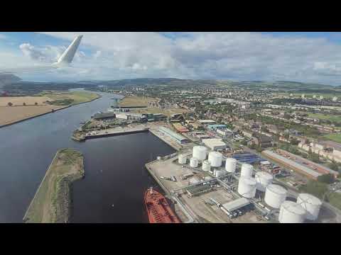 Landing at Glasgow