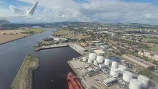 Landing at Glasgow Airport [GLA][25 August 2022][m]