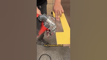 This 45 Degree Tile Chamfering Tool will give you the perfect edge🔥🛠️ #tools #besttools