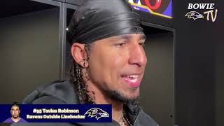 Hear From Baltimore Ravens OLB Tavius Robinson - Ravens vs. Browns (9-14-2025) Week 2
