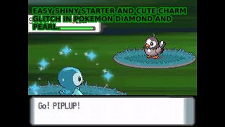 GUARANTEED SHINY STARTER AND CUTE CHARM GLITCH IN POKEMON DIAMOND AND PEARL ON 3DS