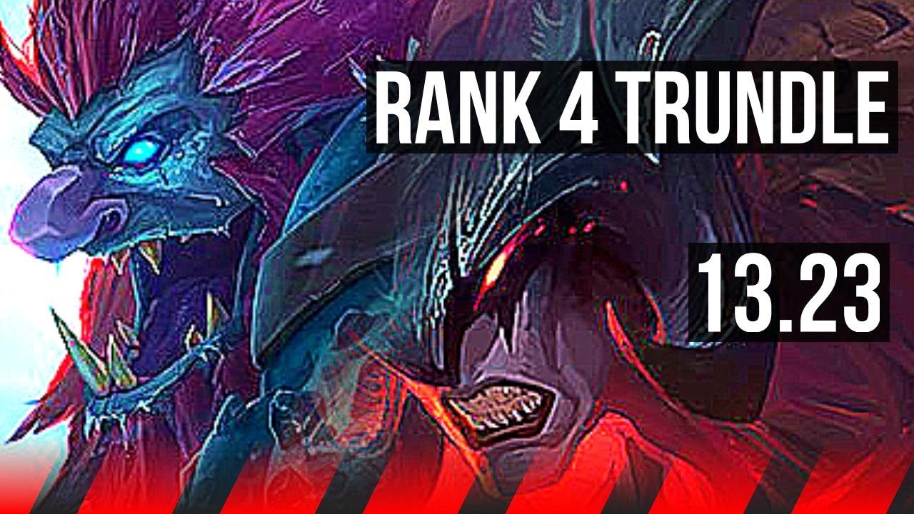 TRUNDLE vs AATROX (TOP) Rank 4 Trundle, 5/0/2 KR Master 13.23