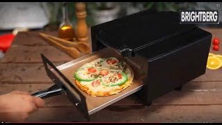 Bright Berg Heavy Weight Electric Tandoor With Pizza Cutter,Recipe Book,Nonstick Sheet,Etc