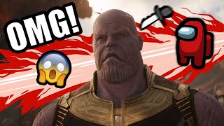 AMONG US IMPOSTOR KILLS THANOS IN EPIC FIGHT!!