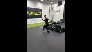 Split-Stance Exchange Rotational Leaps