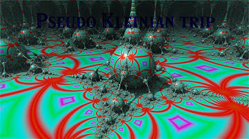 Pseudo Kleinian trip "Apollo Pi" with music 4K UHD