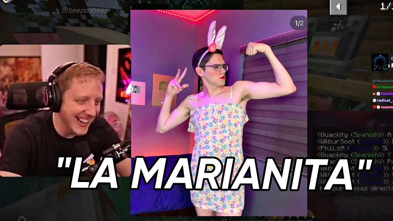 PHILZA and WILBUR react to ELMARIANA in a Dress (ft. QUACKITY) 👗 🥚 QSMP 🥚 [EN SUB CC]