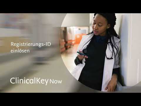 ClinicalKey Now Registrierungs-ID einlösen