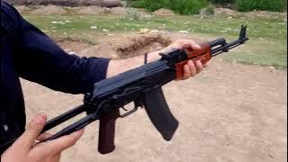 222 bore semi auto rifle || Ak47 Russain Design || Test firing in Darra || khan saab vlogs ||