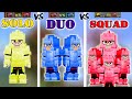 SOLO vs DUO vs SQUAD : NEW Bed Wars 2020 | Blockman Go Gameplay  (Android , iOS)