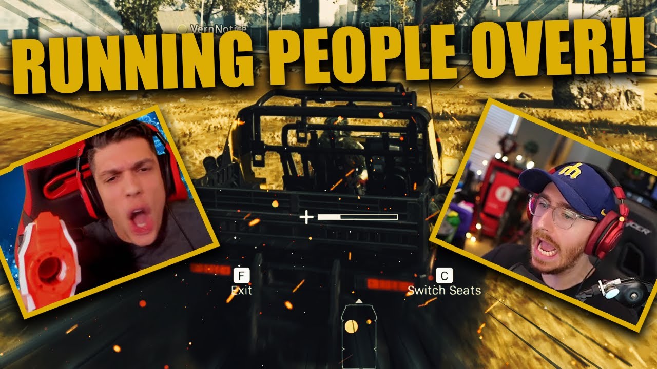 VERN TELLS ME TO RUN PEOPLE OVER! - Call of Duty Warzone