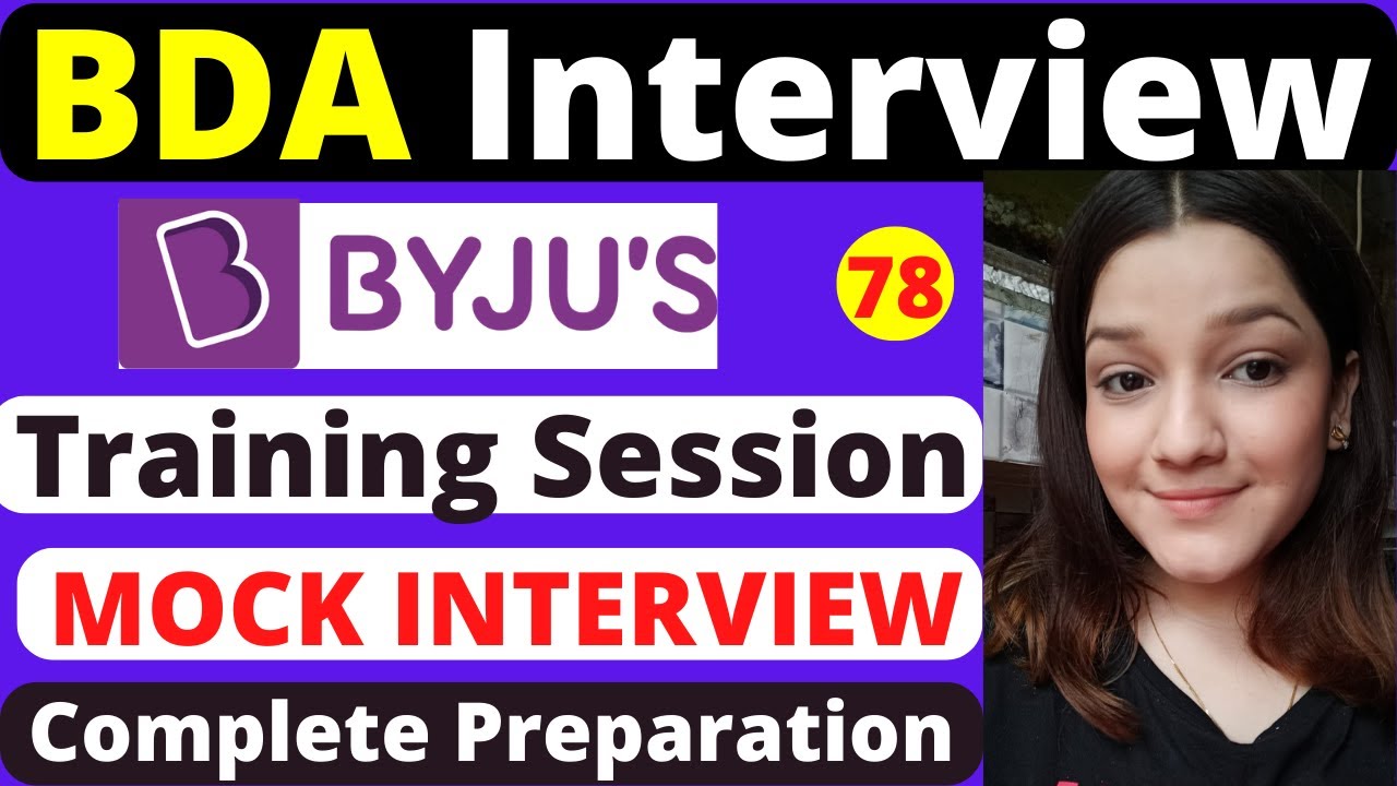 Byju's Bda Interview questions #78 | Sales Interview Questions and ...