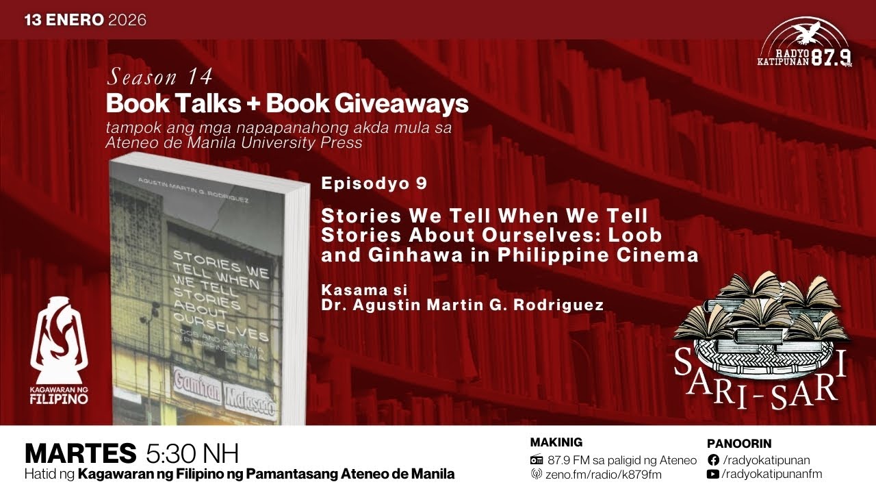 S14 E9: Book Talks + Giveaways: Stories We Tell When We Tell Stories About Ourselves... | Sari-Sari