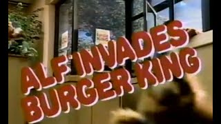 Alf invades Burger King Commercial 1988