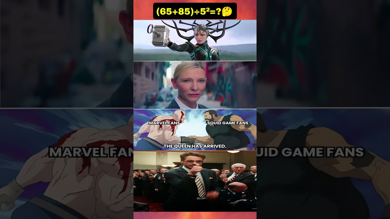 Marvel fans and squid game fans meet 💥😍 