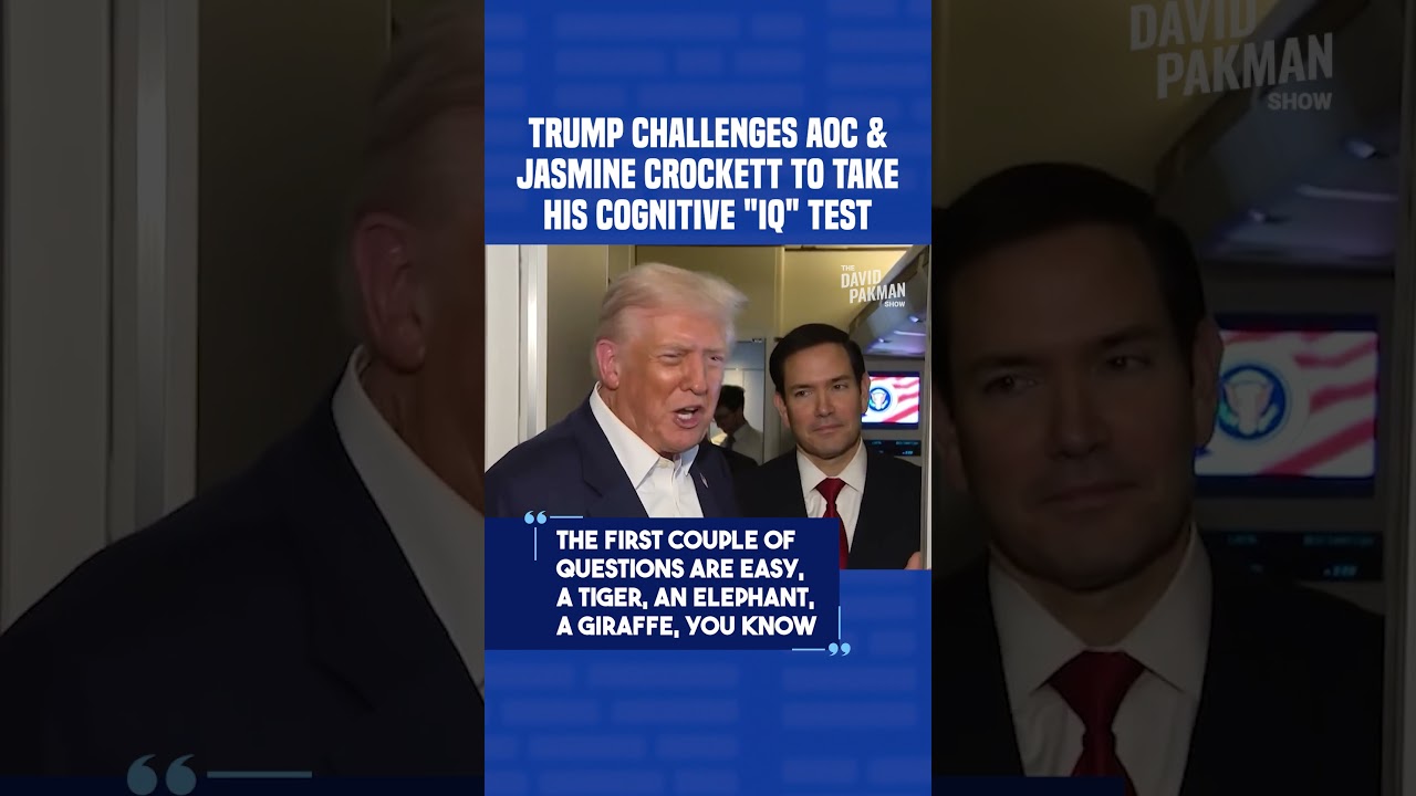 Trump thinks his dementia test is an "IQ" test #shorts