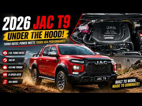2026 JAC T9 Review | The Powerful New 4x4 Truck Everyone Is Talking About!