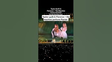Taylor & Florence + The machine perform Florida for the first time ever!! London N8 #florida