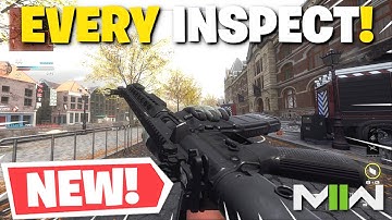 Modern Warfare 2 - EVERY Weapon Inspect In The BETA! - Inspect Weapon Element ALL ANIMATIONS!