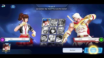 Kui Vs Hoshokukage Fighting | final fighter special moves