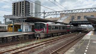 山陽本線　岩国駅の227系　San&#39;yō Main Line Iwakuni Station　(2024.4)