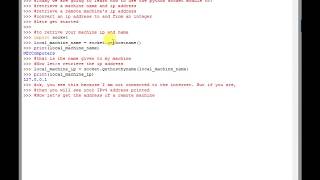 Python Network Programming