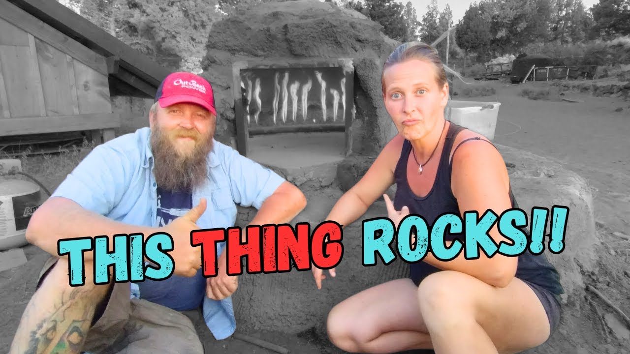 Epic DIY: Off-Grid Lava Rock Oven! - YouTube