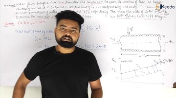 Numerical 4: Constant surface heat flux | Internal Forced Convection heat transfer | GATE ME