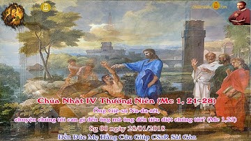 Chúa Nhật IV Thường Niên B_08g 00 - Đền Đức Mẹ Hằng Cứu Giúp CSsR Sài Gòn 28/01/2018