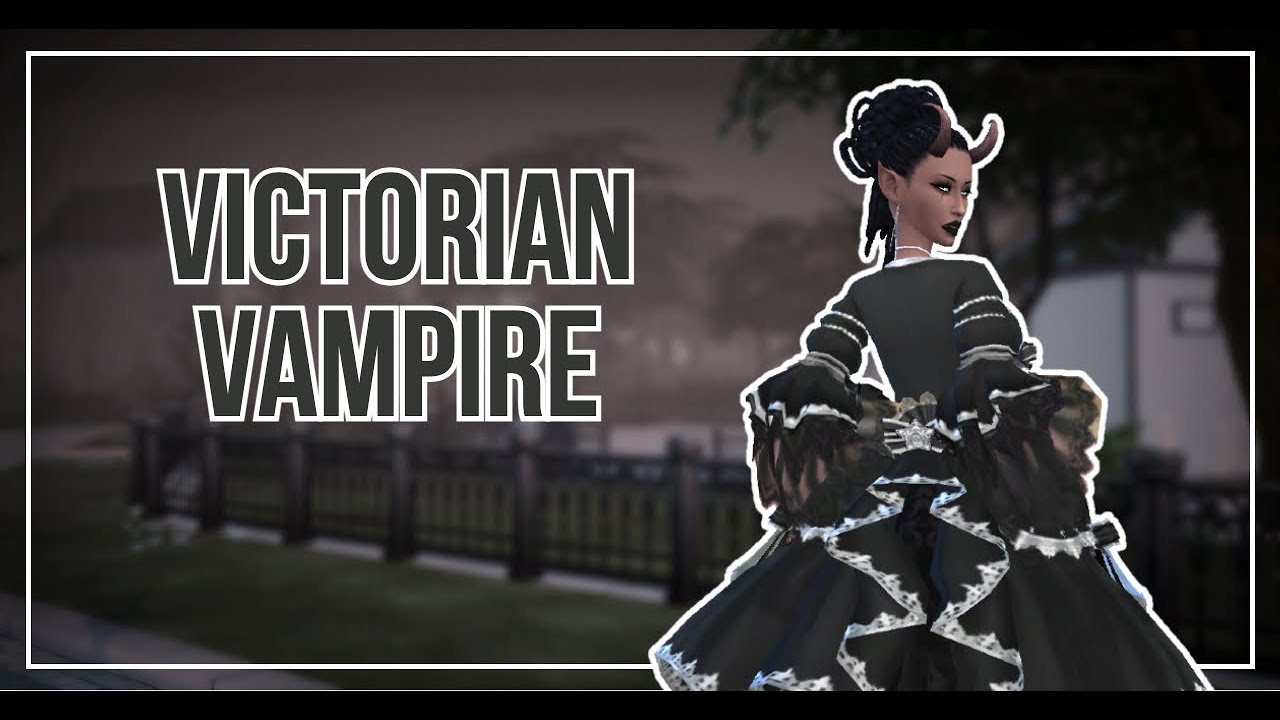 Victorian Vampire + CC Links Sims 4 Create A Sim - YouTube