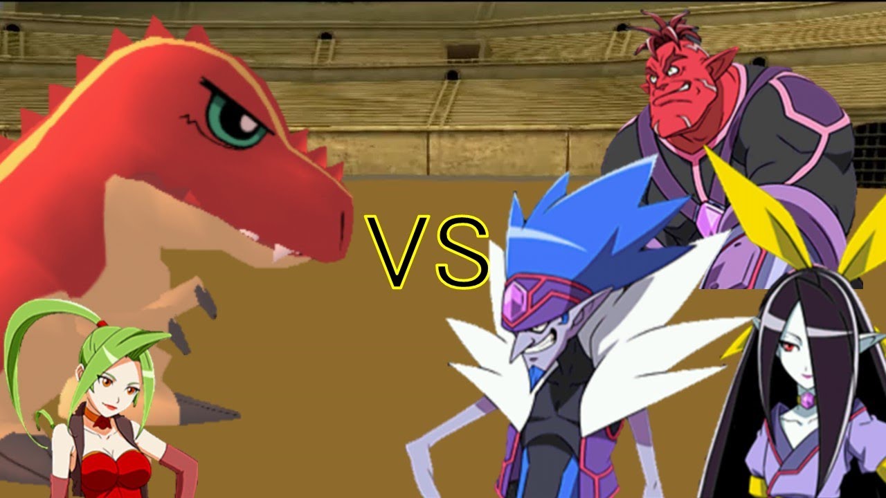 恐竜キング　ノーピス、グーネンコ、ザッパー、ミハサの４枚 恐竜キング 】ティラノ 新たな敵登場！(NewEnemyAppears