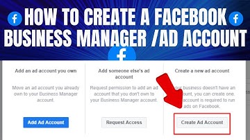 How to create a Facebook business Portfolio /ad account
