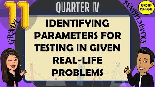 IDENTIFYING PARAMETERS FOR TESTING IN GIVEN REAL - LIFE PROBLEMS || STATISTICS AND PROBABILITY Wealth