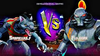 Sabrewulf Vs Fulgore #killerinstinct Fighting GAMEPLAY 340