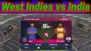 ??WEST INDIES VS ??INDIA ||  FULL MATCH || REAL CRICKET 22