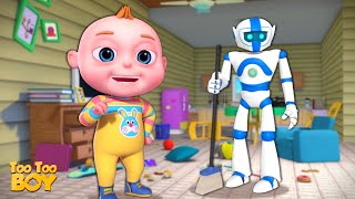 Robot Cleaning Episode | TooToo Boy | Videogyan Kids Shows | Cartoon Animation For Children