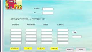 Visual basic, programando una factura