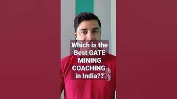 Which is the GATE MINING Best Coaching in India? #gate2026 #gateexam #gatepreparation #gatecoaching